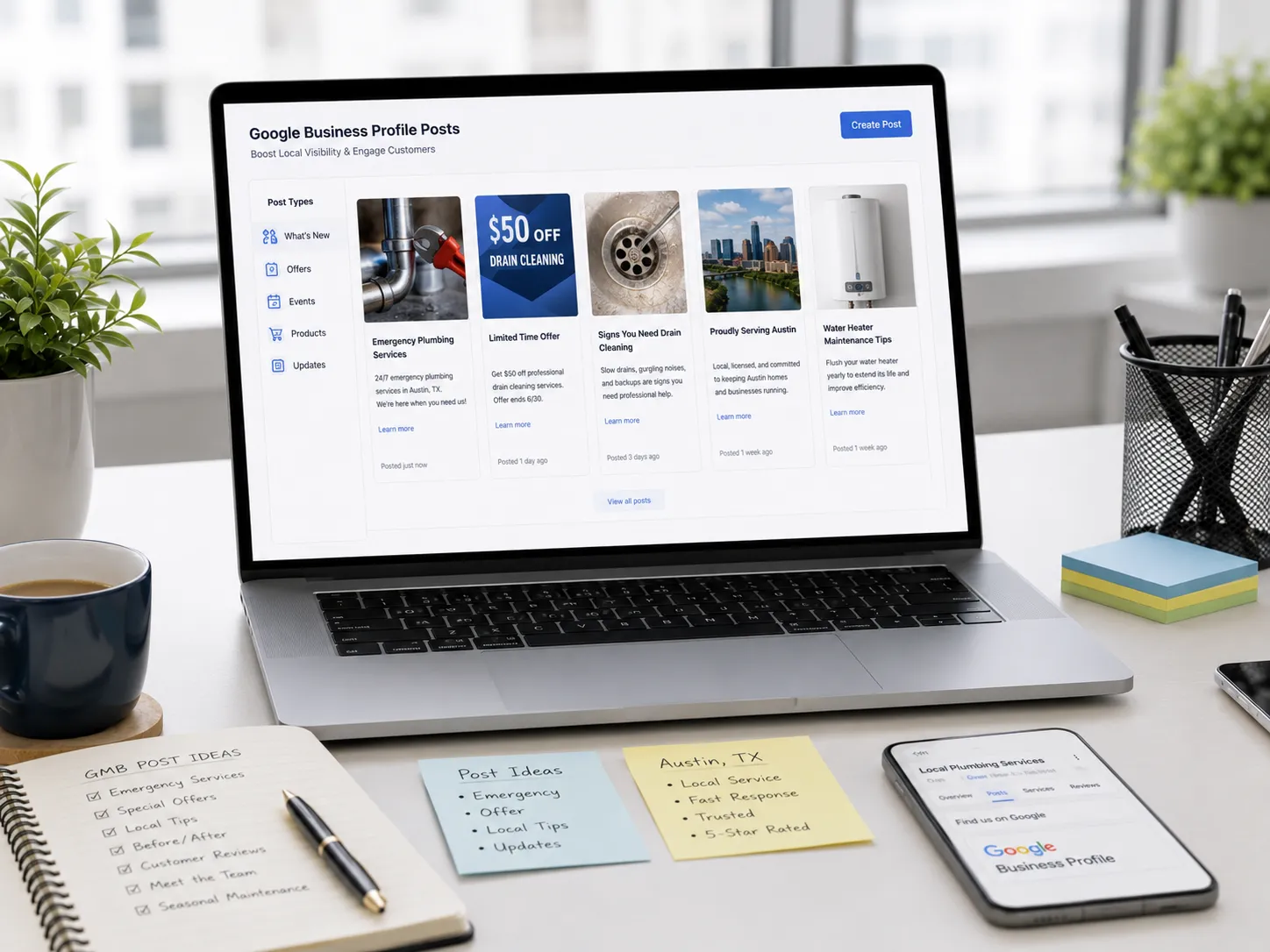 Google Business Profile posts for local business visibility