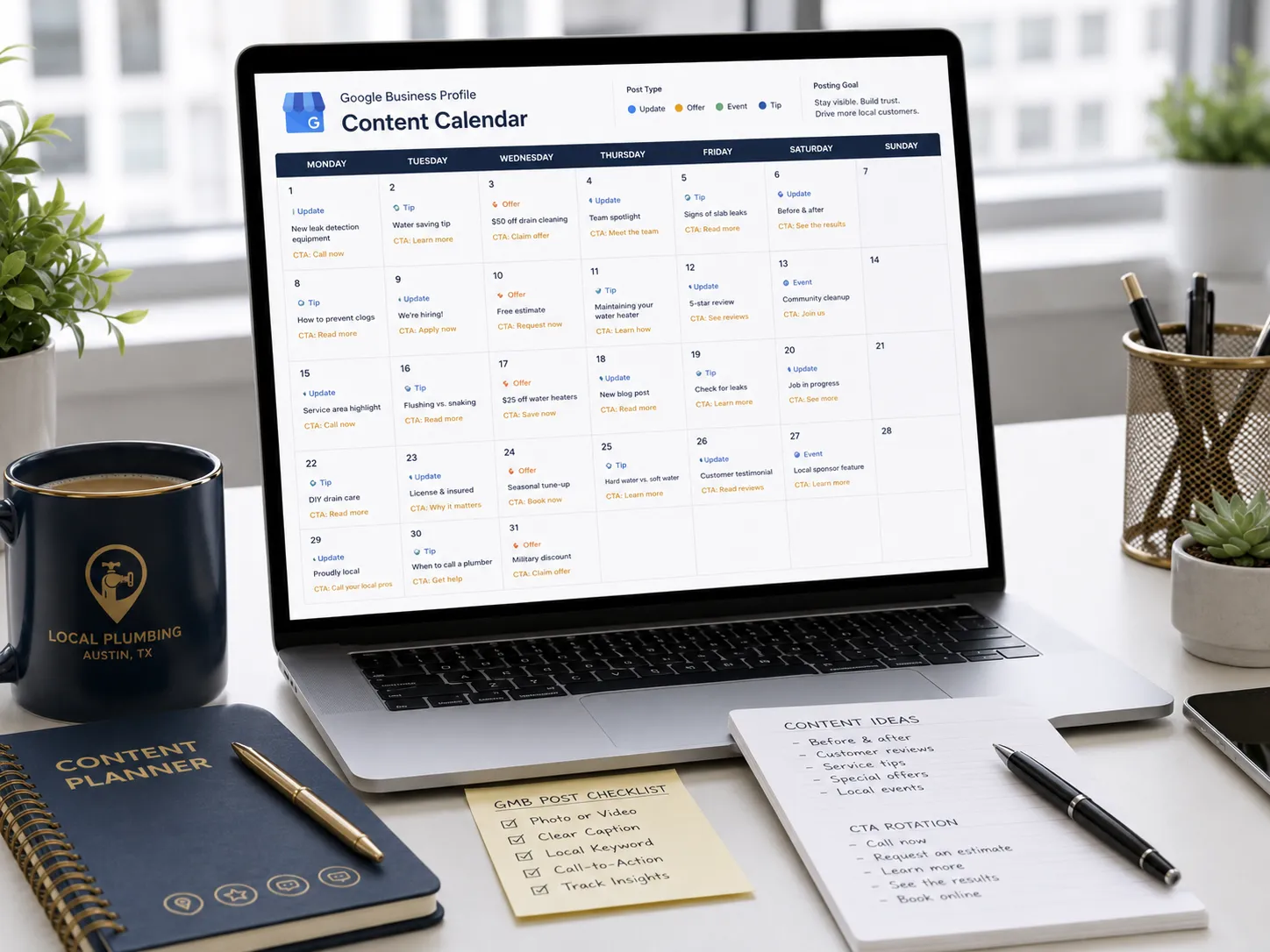 Google Business Profile and local SEO content strategy